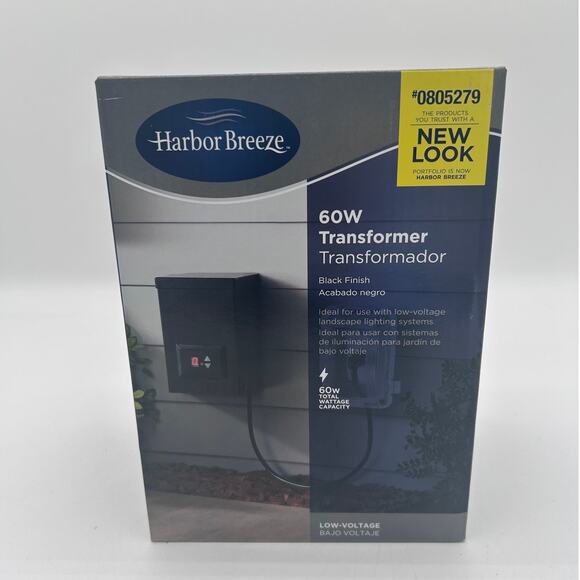 Harbor Breeze 60-Watt Multi-Tap Landscape Lighting Transformer w/ Digital Timer - Picture 4 of 4